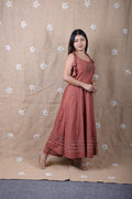 Terracotta Mirrorwork Anarkali