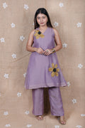 Lilac Floral Applique Co-Ord Set - Shimmer