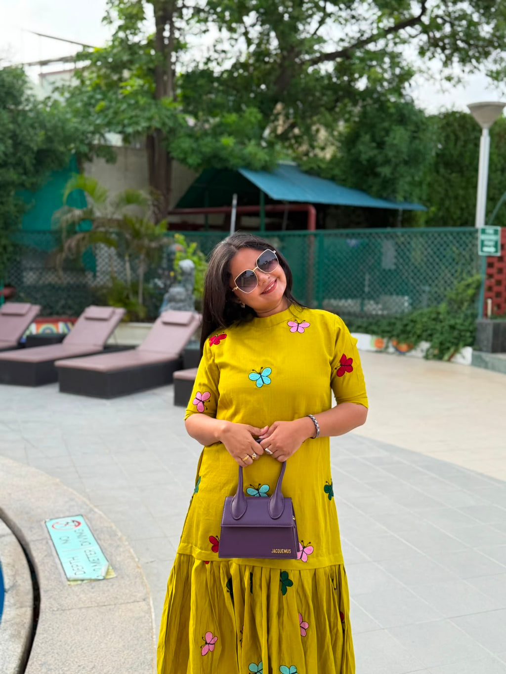 Mustard Bloom Midi Dress