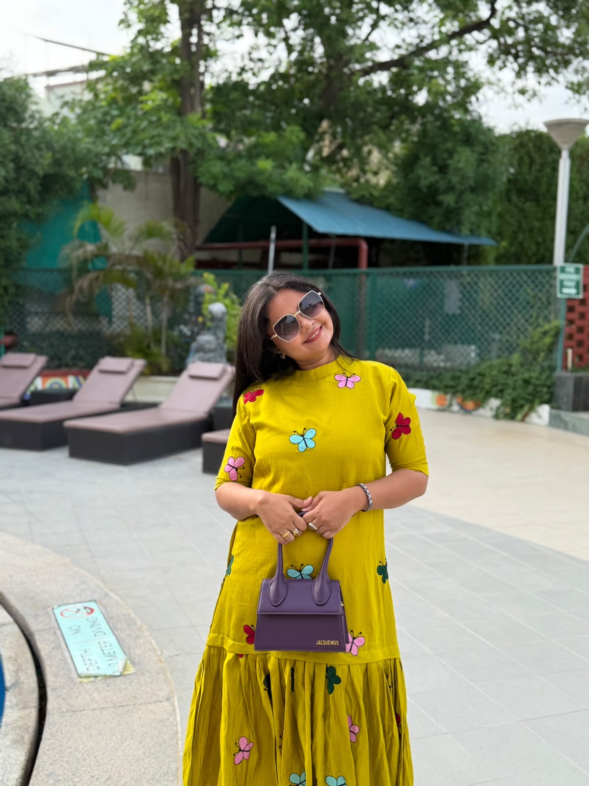 Mustard Bloom Midi Dress